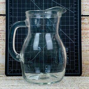 Bormioli Rocco Bistro Brocca Pitcher Glass Carafe Made in Italy 1 Liter NWT‎